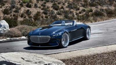 Vision Mercedes Maybach 6 Cabriolet 2018 High Res Wall Decor Print Photo Poster