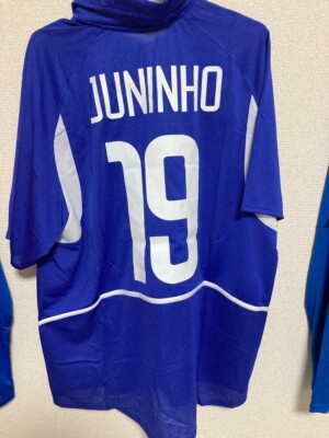 BNWT Deadstock 2002 Brazil JUNINHO #19 Official Away Jersey