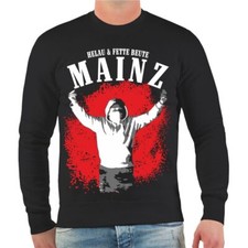 Pullover Sweatshirt Mainz Helau & Fette Beute Fans Ultras Rot Weiss Supporters