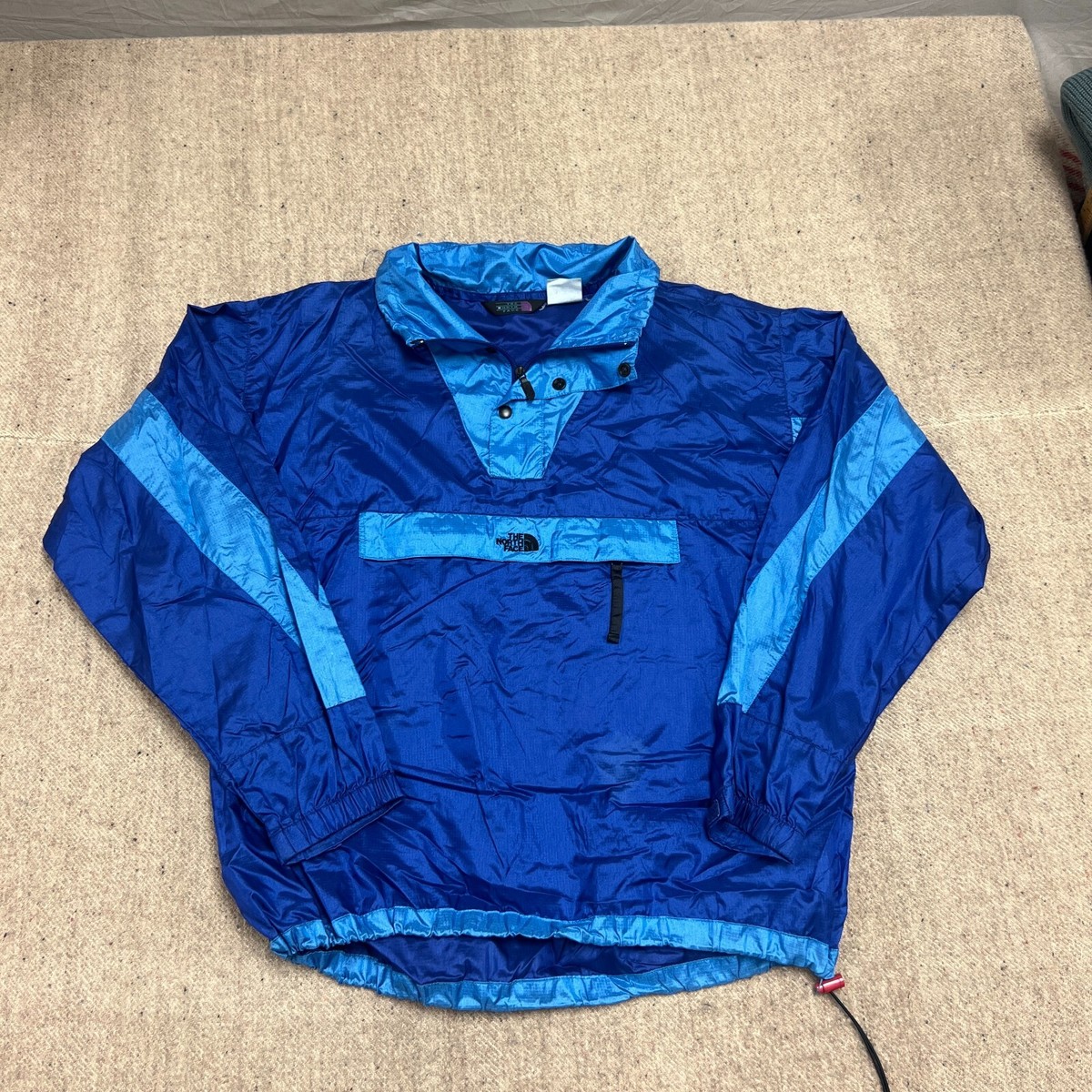 Vintage The North Face Jacket Mens Large Blue 1980s Anorak 