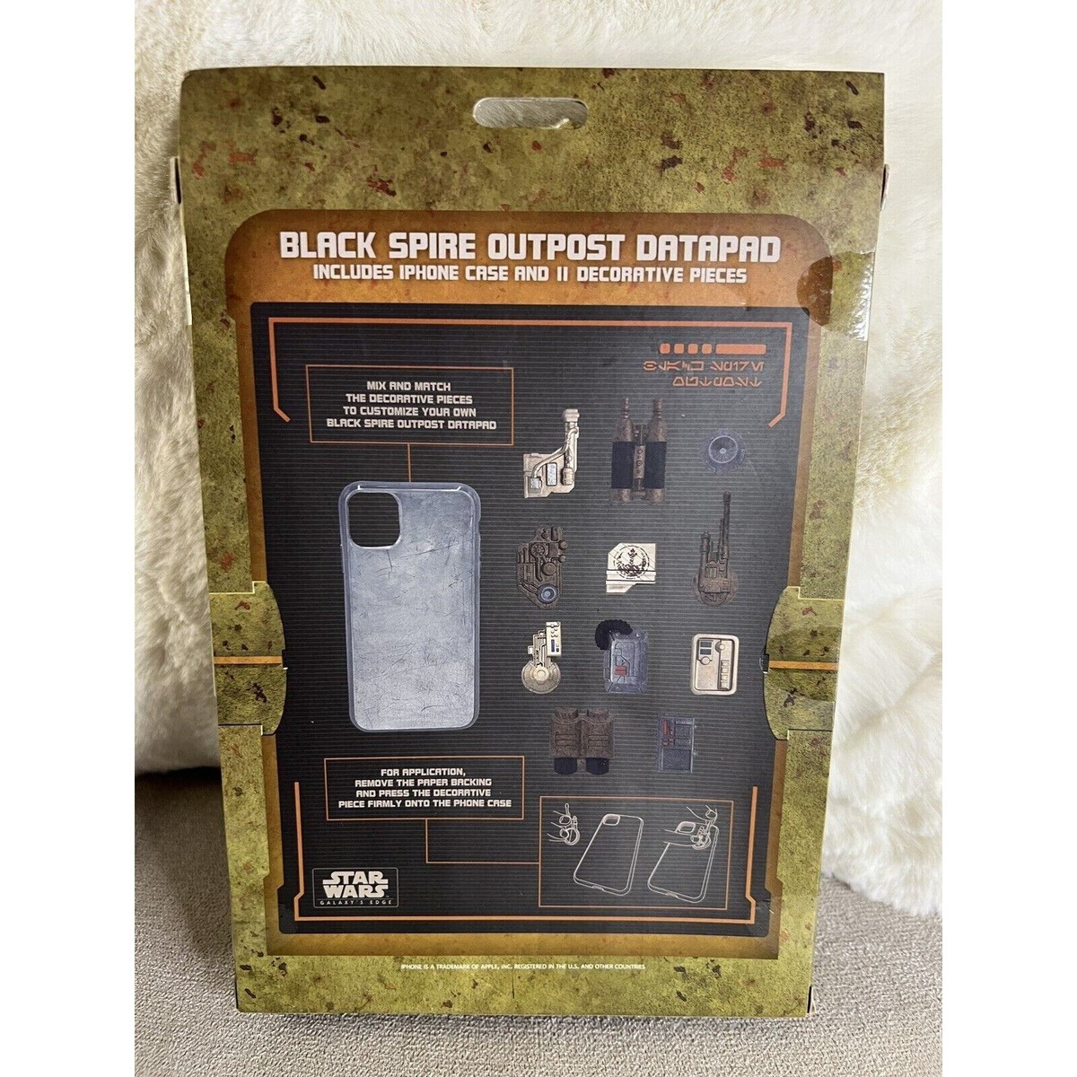 New Star Wars Galaxy Edge Black Spire Outpost Datapad iPhone 11