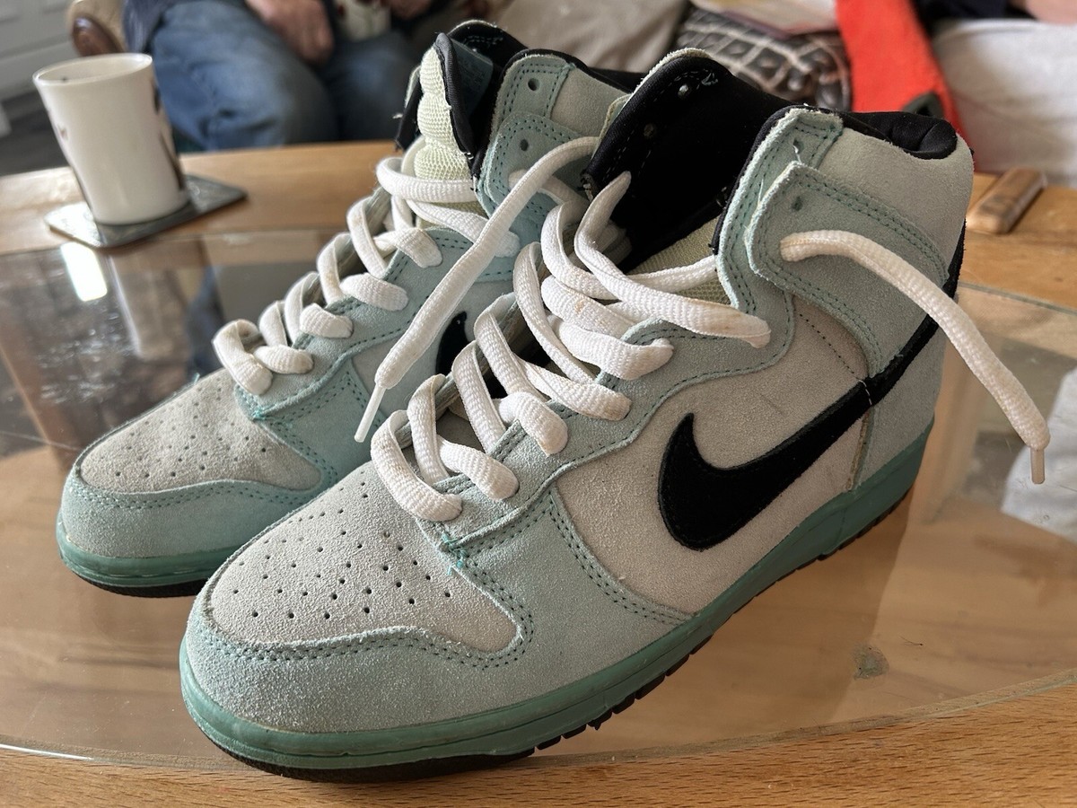 Rare Vintage 2004 Nike High SB Dunk Boot Sea Crystal Trainers Size 7 Near Mint | eBay UK