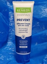 Medline Remedy Clinical Prevent Silicone Cream With Zinc Hypoallergenic 4oz Hand