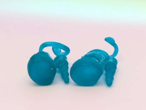 Monster High Lagoona Blue Skull Shores Blue Bubbles Shoes Heels Replacement - Picture 6 of 6