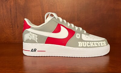 Air Force Ohio State Nike Shoe Hand-painted Mix N Match Ohio State