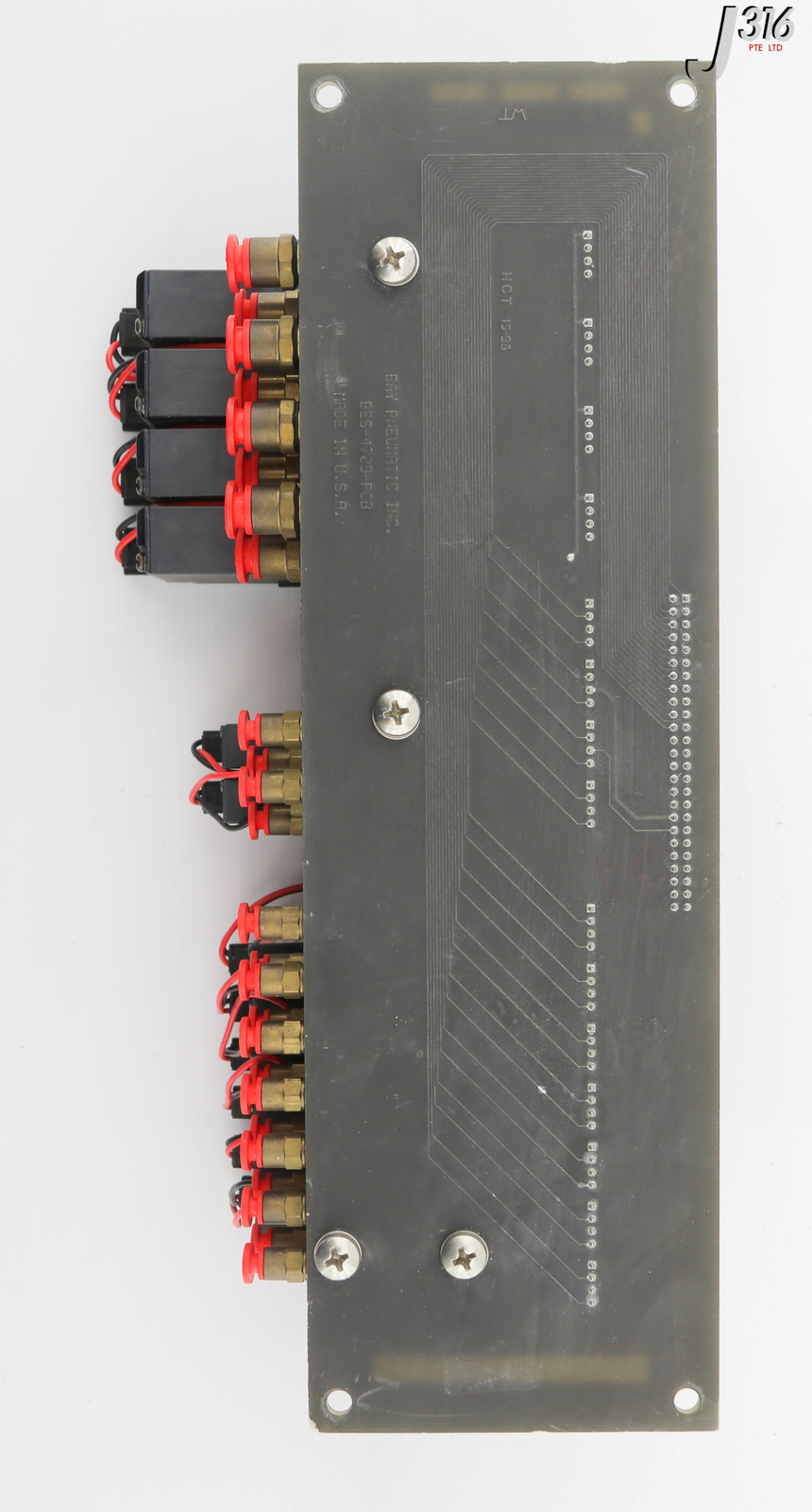 32893 APPLIED MATERIALS PNEUMATIC MANIFOLD, MAINFRAME OPTION 0190-76021 ...