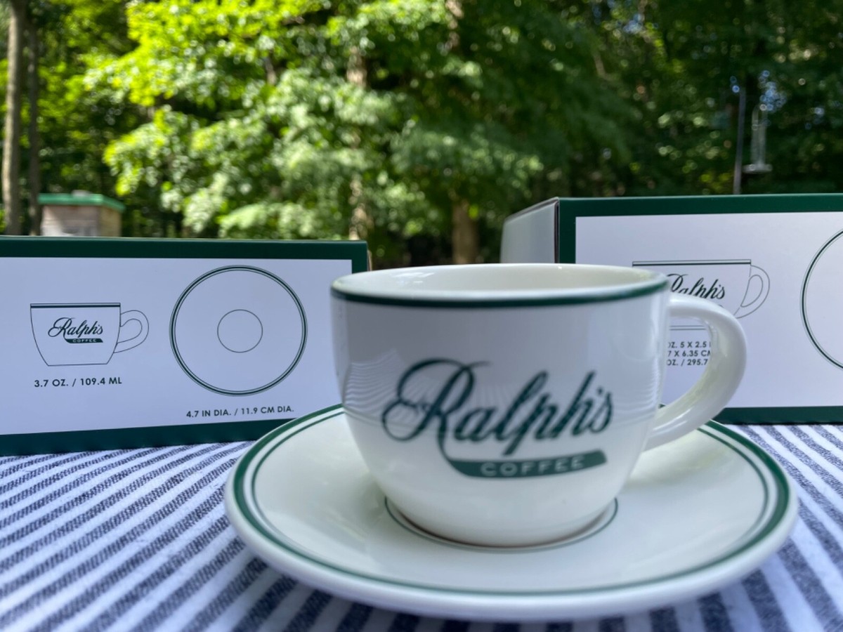 Ralph's Coffee Espresso Cup & Saucer | eBay