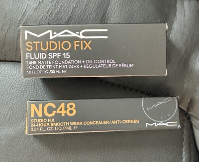 Brandneu Mac Studio Fix Foundation - NC45 & Concealer - NC48