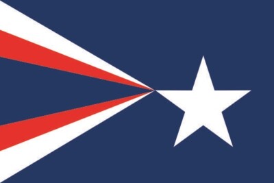 Aufkleber Anthony City (Texas) Flagge Fahne 30 x 20 cm Autoaufkleber Sticker