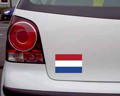 Samunshi Niederlande Flagge Aufkleber Autoaufkleber in Nationalfarben  6 Größen