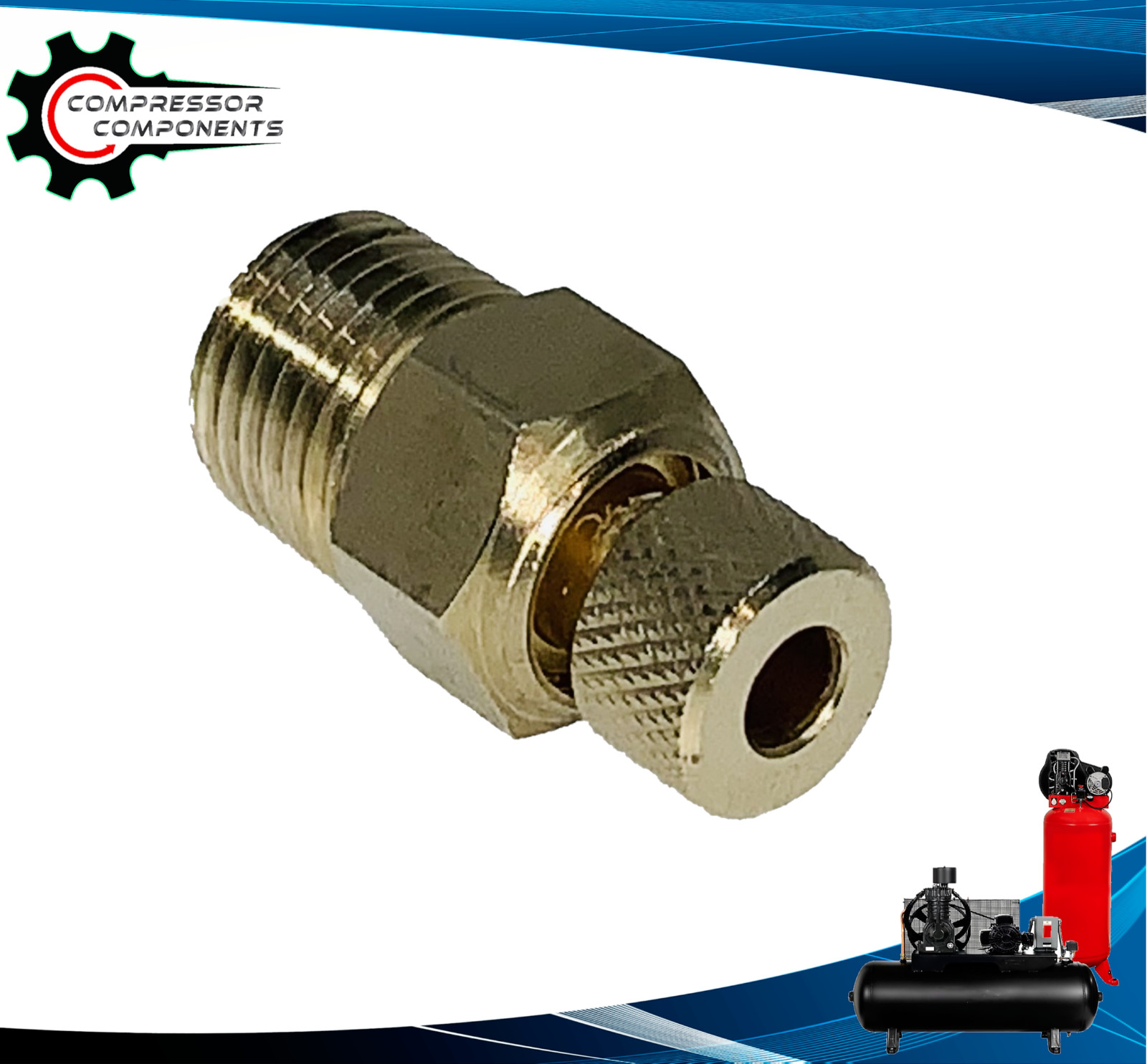 Tank Petcock Drain Valve 1/4" Mnpt