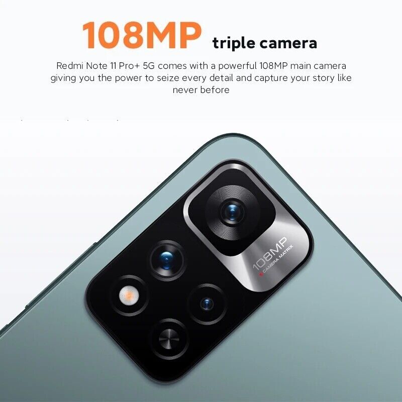 Xiaomi Redmi Note11 Pro 5G 128GB Unlocked Android Global