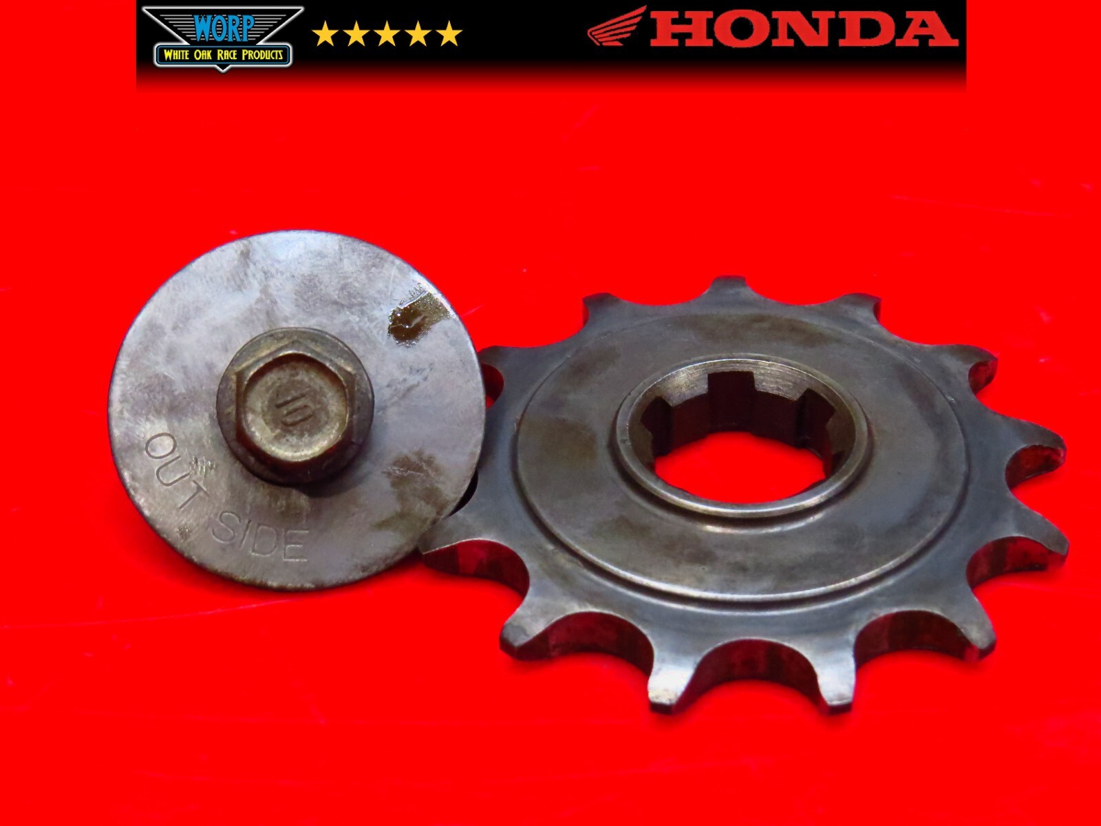 1985 Honda ATC250R 8889 TRX250R Front Sprocket Cover Case Saver Guard