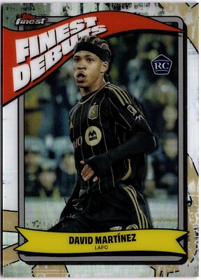 David Martinez 2024 Topps Finest MLS Finest Debuts #FD-12 LAFC