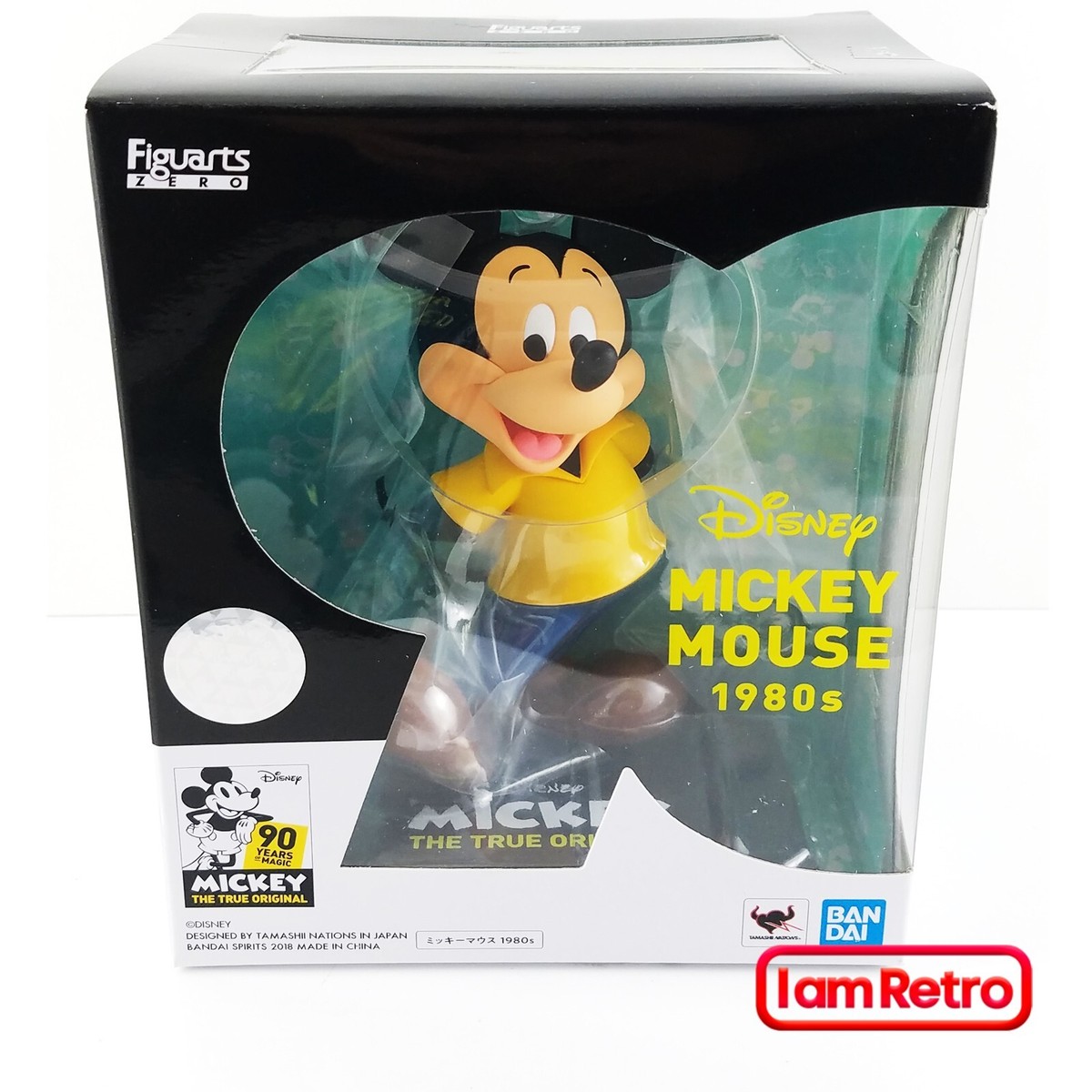 MICKEY MOUSEレトロフィギュア Bandai Figuarts ZERO: Disney - Mickey Mouse 1980s Vinyl