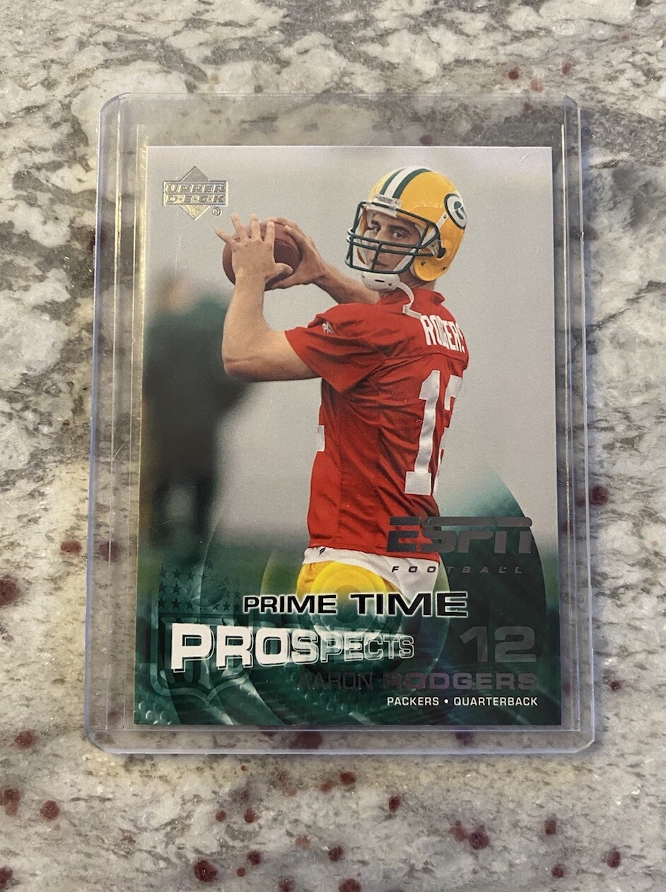 Aaron Rodgers 2005 Upper Deck ESPN Rookie Card RC NM Green Bay Packers Hot 🔥