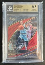 Ja Morant BGS 9.5 GEM 2019-20 Panini Select Courtside Red Wave Prizm RC #208