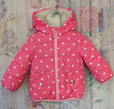 Carter's Puffer Jacket, Baby Girl's with hood, bright pink