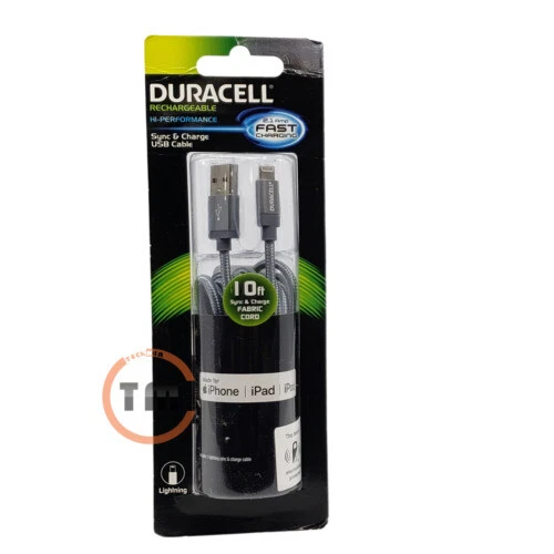 USB-кабели для сотового телефона Duracell для Apple iPhone SE