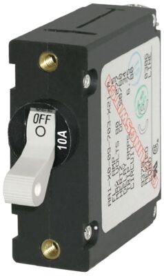 BLUE SEA - Circuit Breaker AA1Toggle 10A Wht