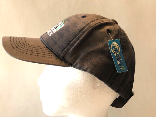 CAP HAT KONA HAWAIIAN ISLANDS PONY TAIL BALL CAP GRAY free shipping to US - Picture 2 of 9