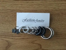Butterfly and Faux Pearl Decor Earrings 5 Set