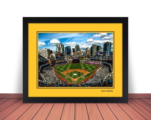 Framed PETCO PARK Photo Picture SAN DIEGO PADRES Baseball Stadium 8x10 11x14 scb - Picture 3 of 15