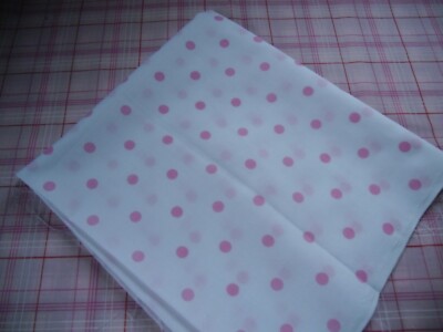 Lot De 3 Coupons De Tissu Enfant Rose - Motifs Pois Et Carreaux, Parfaits Pour Couture Créative