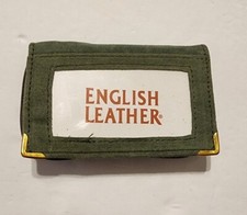 Green Suede, Credit Card Holder, 16 Plastic Sleeves, Zip Case
