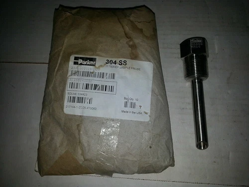 NiB PARKER 304 SS 23 SERIES SAMPLE PROBE 23A030T32B00CC ...EACH