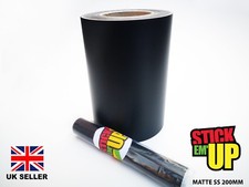 Universal Matt Black Car Sun Strip UK MADE Large Size To Fit All Makes Vinyl
