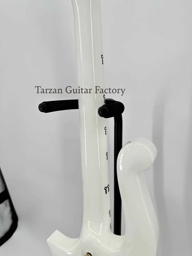 Fast Ship Solid Body Prince Cloud White Electric Guitar SH Pickup Gold Hardware - Picture 13 of 13