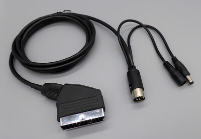 Amstrad 464 plus / 6128 plus.   RGB Scart Kabel.  Länge 2M