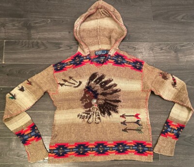 Polo by Ralph Lauren ネイティブ ショールカラーカーディガン LAUREN Ralph Lauren ネイティブ柄 ショールカラーニットカーディガン