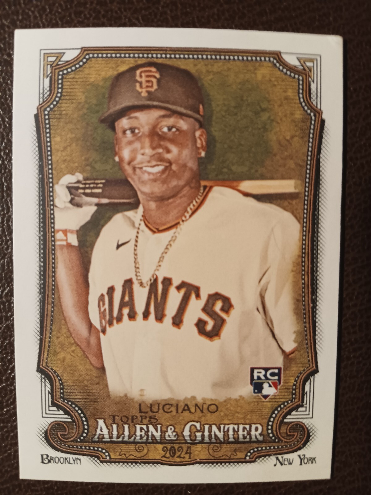 MARCO LUCIANO SAN FRANCISCO GIANTS 2024 TOPPS ALLEN & GINTER BASEBALL CARD #79
