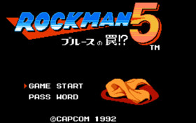 Mega man 5 Rock man NES Famicom FC 1992 Capcom Japanese version
