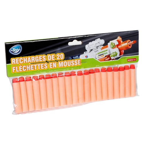 Lot de Recharge de 100 flechettes en mousse    pour Pistolet / Mitrailleur  Jeux - Afbeelding 1 van 1