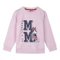 Sweatshirt Cotton Brushed Minnie Rosa - 7 Alter Weiblich Cerdà