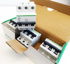 4x Schneider Electric C60N 3P B20 400V 23653 Circuit Breaker -Unused/Original Box-
