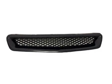 Fits 96-98 Honda civic Type R Front Upper Bumper grille Plastic Unpaint Black