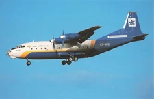 Postcard Airline BRIGHT AVIATION SERVICES Antonov An-12BP Unposted CC9.