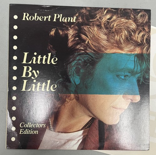ROBERT PLANT 1985 Vintage Vinyl Record LITTLE BY LITTLE Collectors Edition PROMO