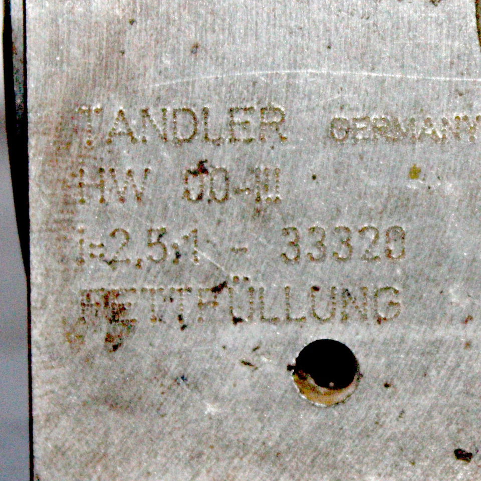 TANDLER HW00-111 1+2,5, 33320 RELACIÓN 2.5:1 TRANSMISIÓN DE ENGRANAJES CAJA DE CAMBIOS ACCIONAMIENTO HELICOIDAL Foto 2 de 4