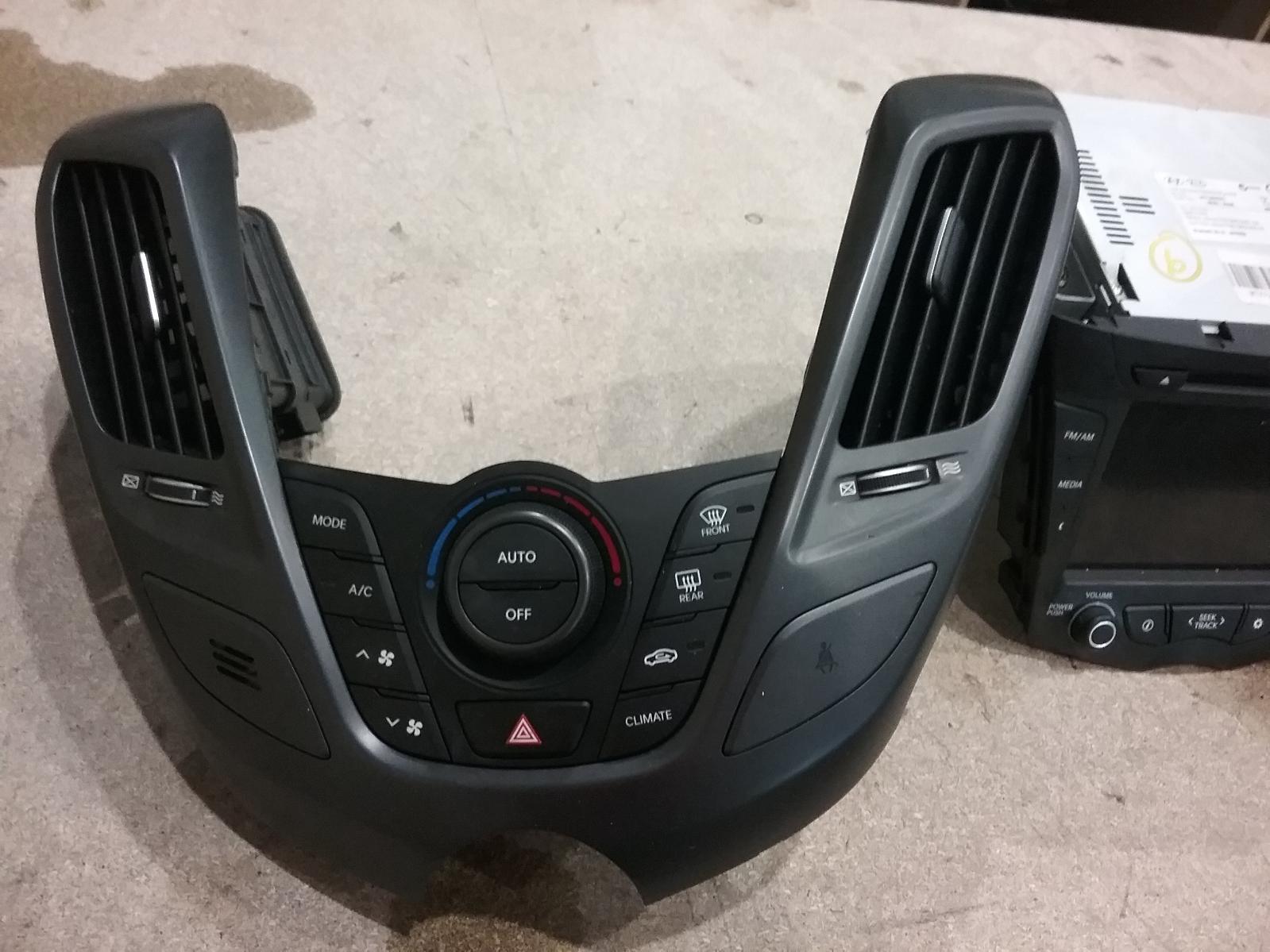 HYUNDAI VELOSTER HEATER/AC CONTROLS FS, CLIMATE CONTROL TYPE, 02/11 11