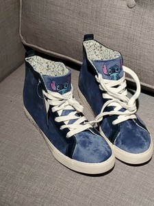 fuzzy high top sneakers