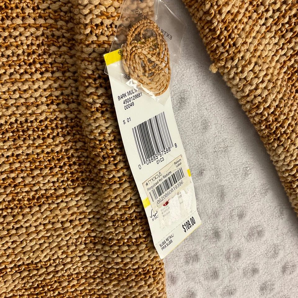 NWT Jones New York Camel Colored Long Sleeve Knit Cardigan Size Medium - Image 4 of 4