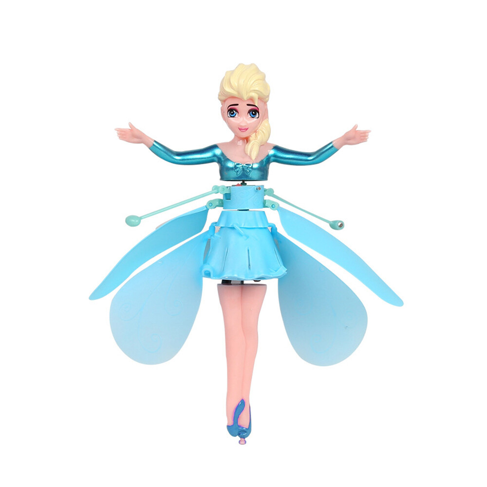 frozen flying doll