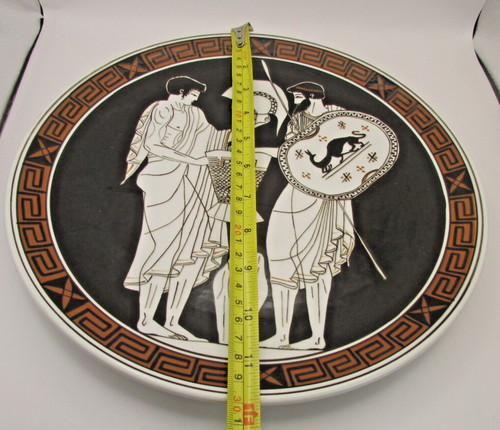 Vintage Kerameikos Greek Plate hand made Mid Century 1950s 12" Inches - Picture 12 of 12