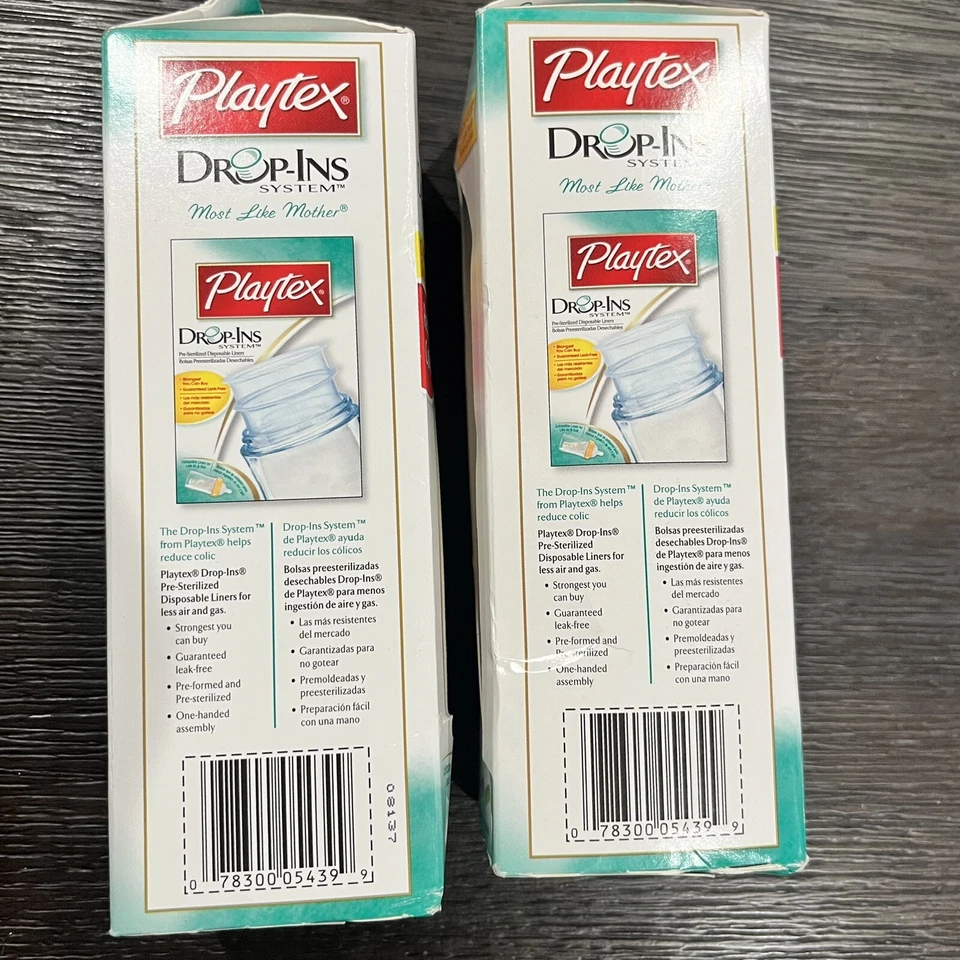 Biberones vintage Playtex Drop In 10 oz enfermeras NUEVOS 10 forros reducen los cólicos Foto 4 de 4
