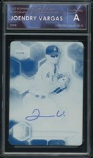 2023 Bowman's Best Best of 2023 Auto Joendry Vargas Printing Plate 1/1